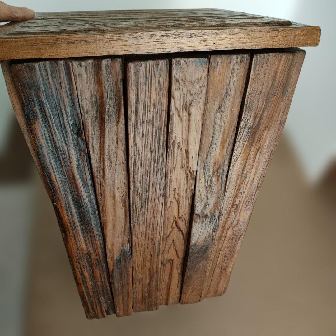 ☆値下げ☆チーク材収納ボックスチェア ヒンジ付き蓋　ナチュラルウッド