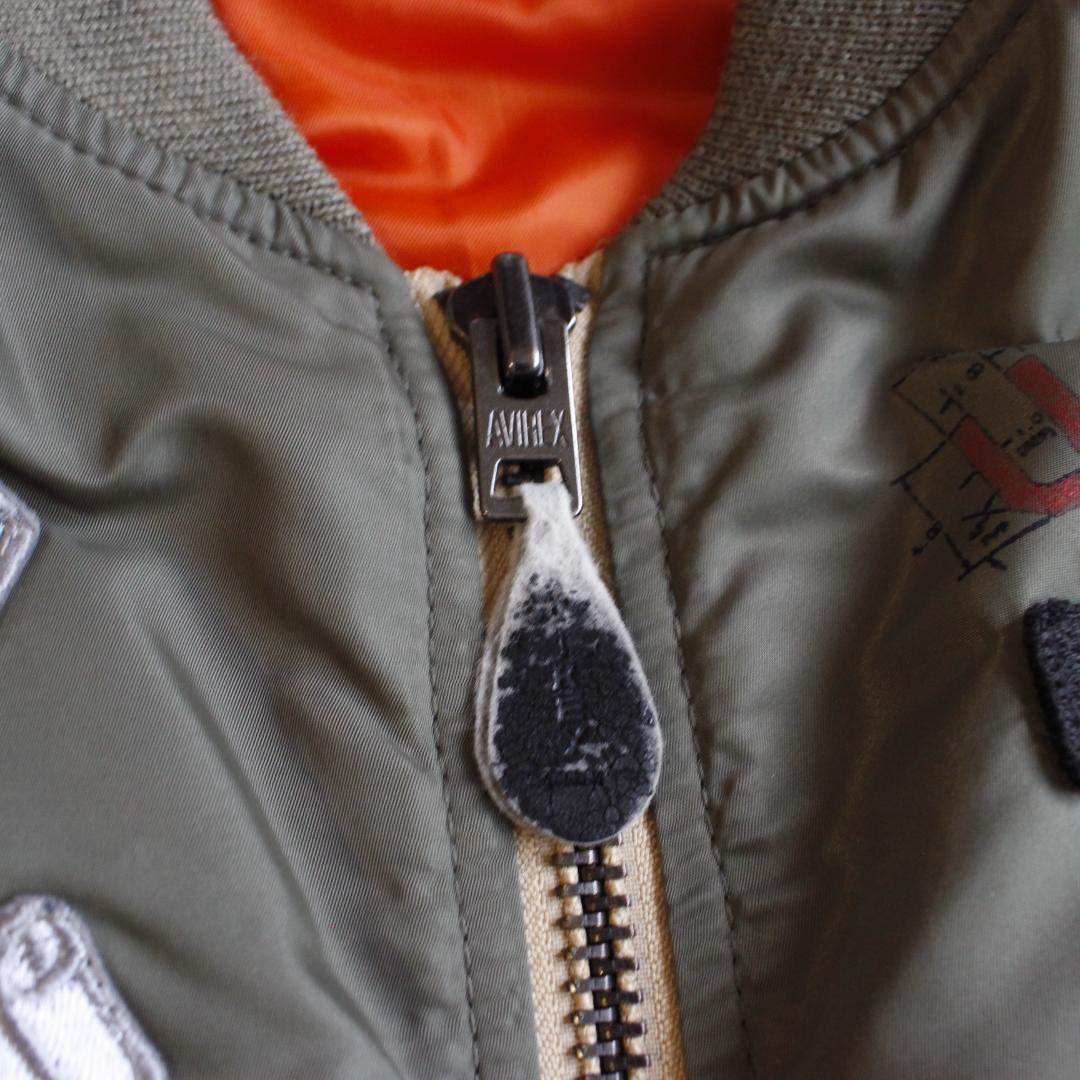 AVIREX M アメリカ空軍独立60周年モデル MA-1 ワッペン フルデコ