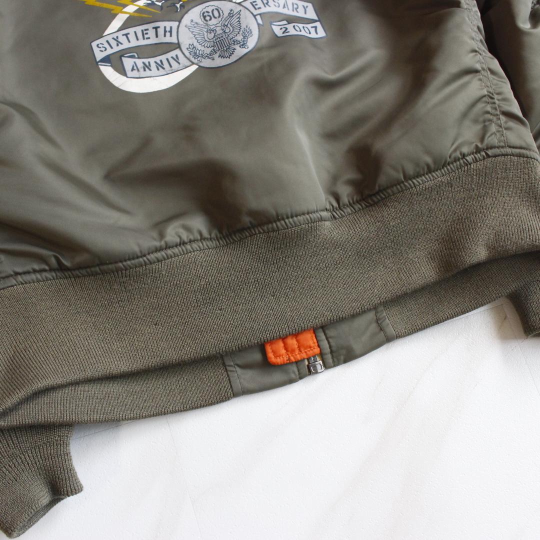 AVIREX M アメリカ空軍独立60周年モデル MA-1 ワッペン フルデコ