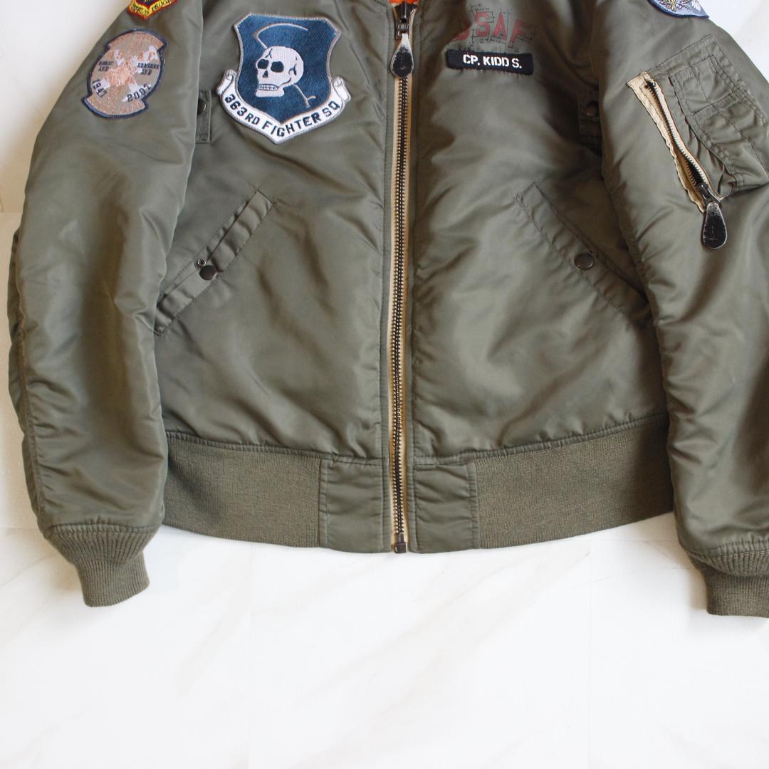 AVIREX M アメリカ空軍独立60周年モデル MA-1 ワッペン フルデコ