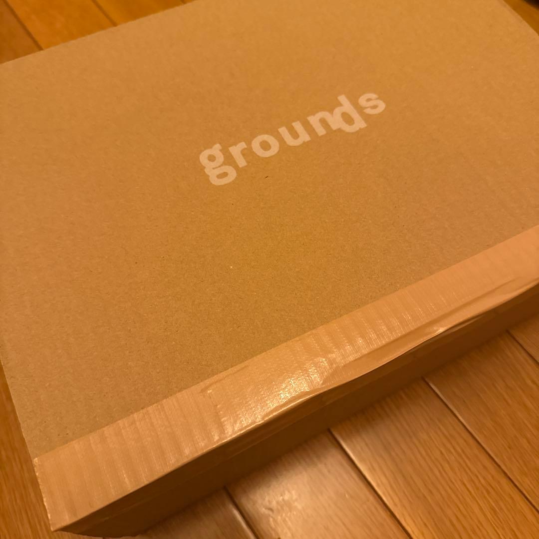 grounds スニーカー 24 MOOPIE 白 水色
