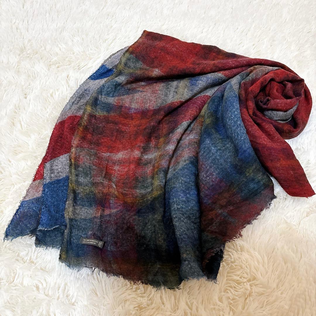 希少☆Faliero Sarti ストール ユニオンジャック イギリス カシミヤ