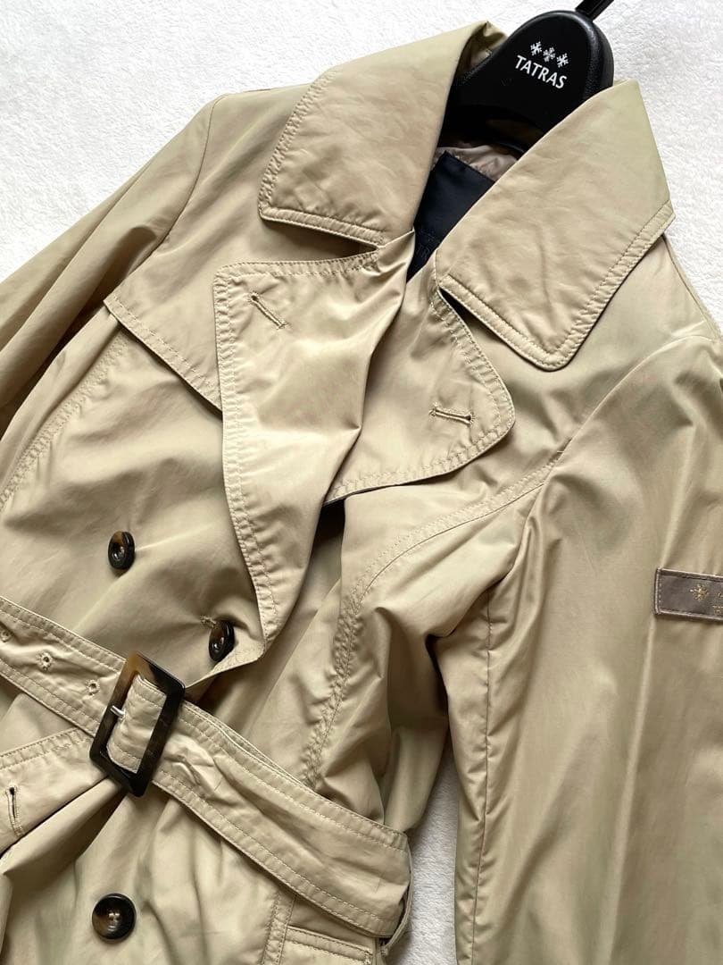 タトラス　ダブルブレスト トレンチコート　ライナー　3way ベージュ　M