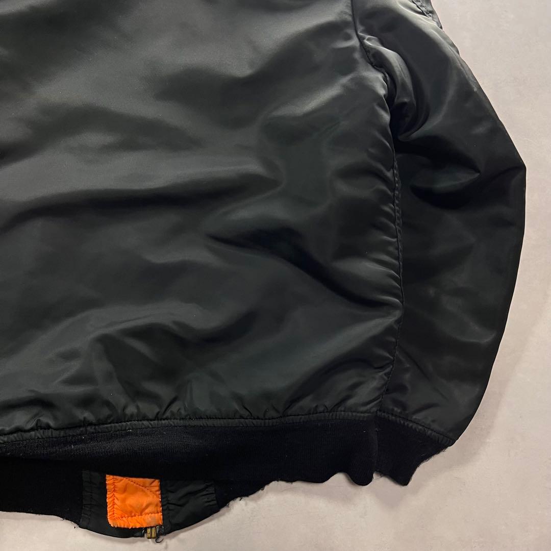 ◎80s アルファインダストリーズ MA-1 usa 旧黒タグ S 90s