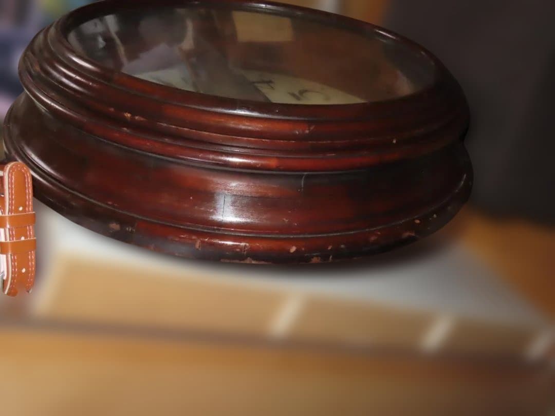 時計型飾り棚 SEIKOSHA 精工舎 十八吋トーマス 振り子時計 丸型