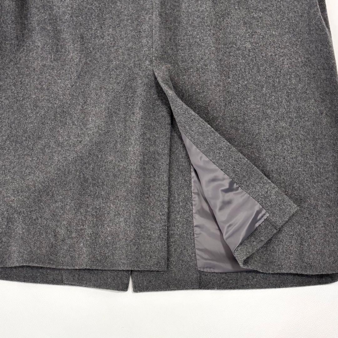 北欧暮らしの道具店 3WAYアレンジ襟のかろやかチェスターコート グレー