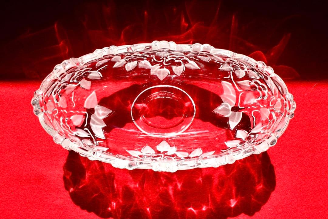 ガラスコレクション【ガラスボウル　花器　花柄】