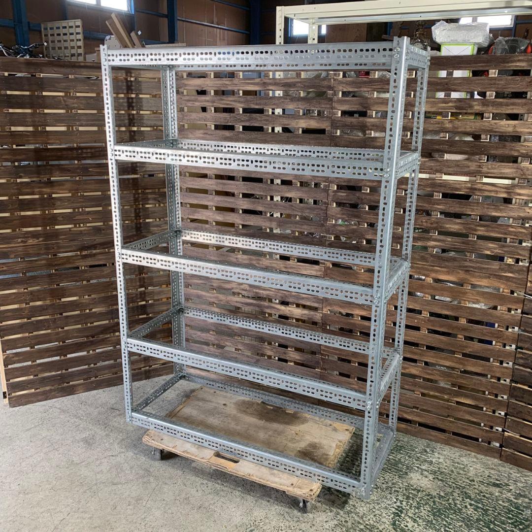 J806 LYON SLOTTED ANGLE SHELF 収納ラック アイアン