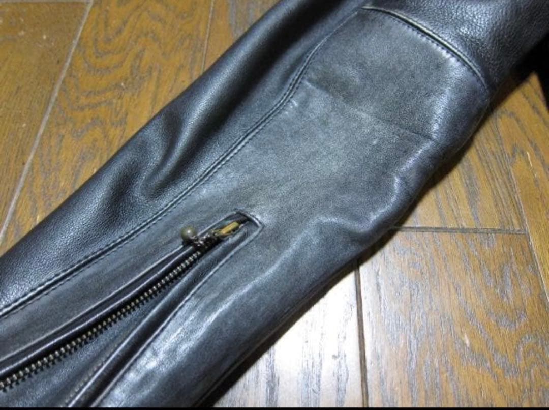 ヒ*ん様 【良品】HARLEY-DAVIDSON シングルライダース革ジャン L