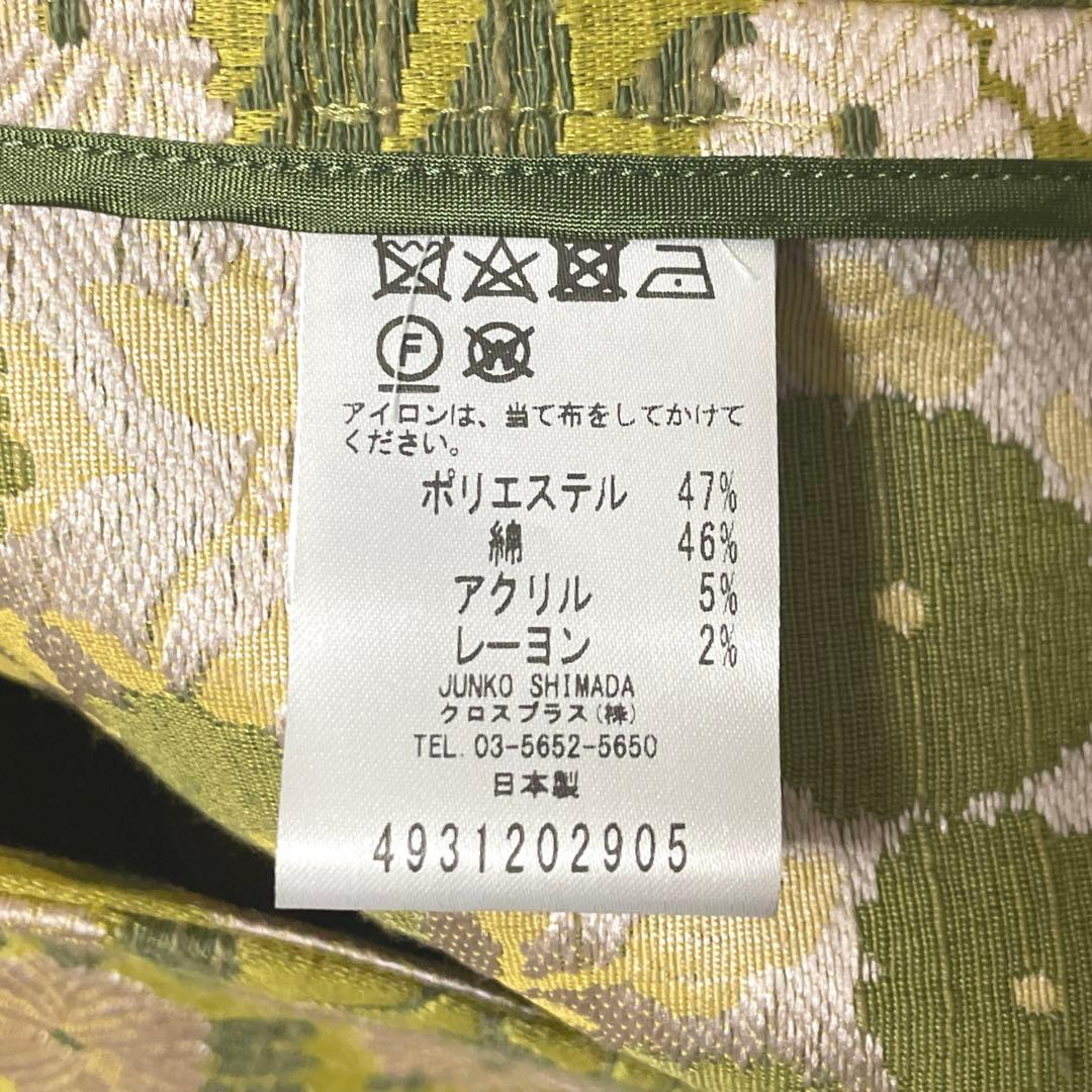 美品　スペシャルアイテム　JUNKO SHIMADA 花柄総刺繍　デザインコート