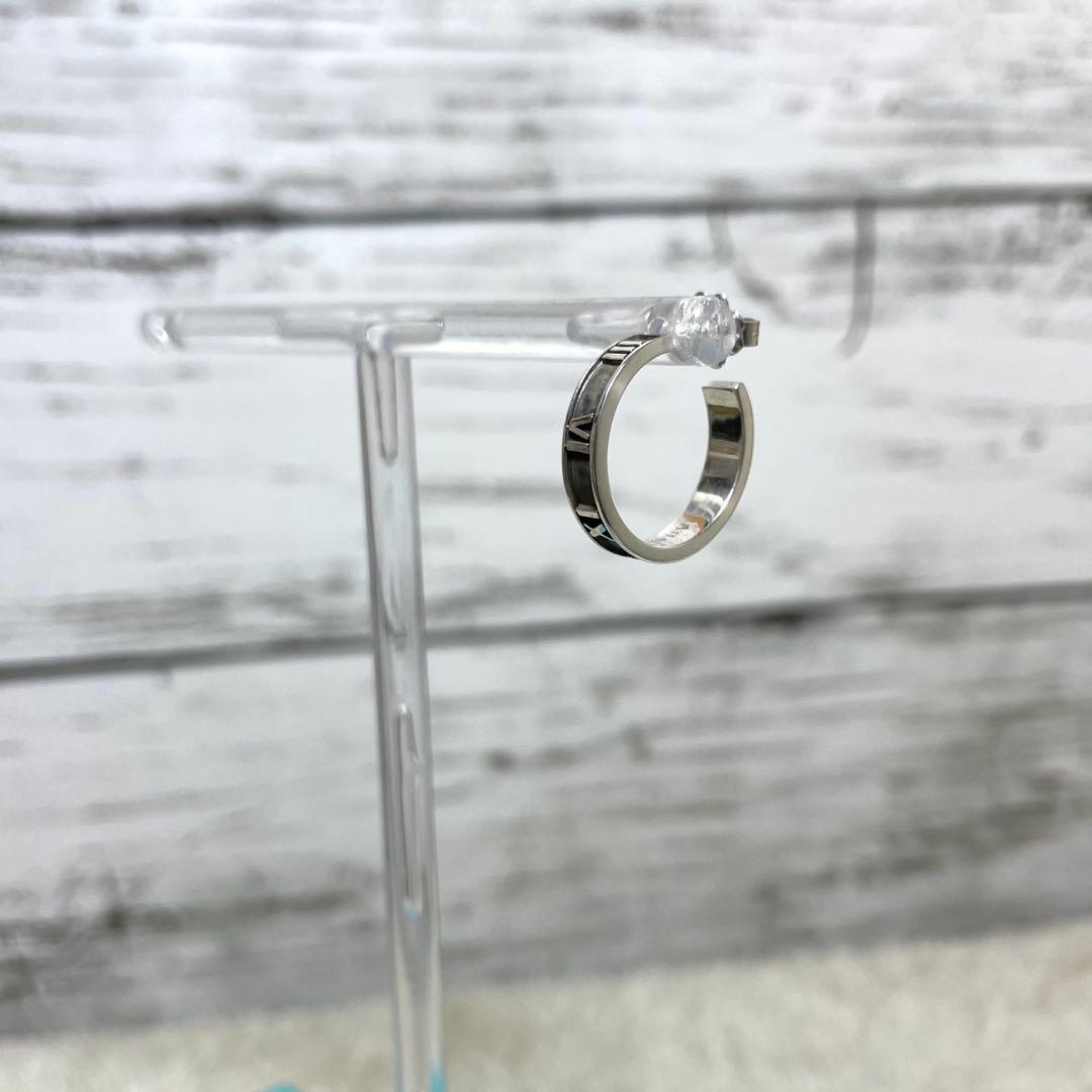 TIFFANY&Co.ティファニー　アトラスフープピアス　925 燻