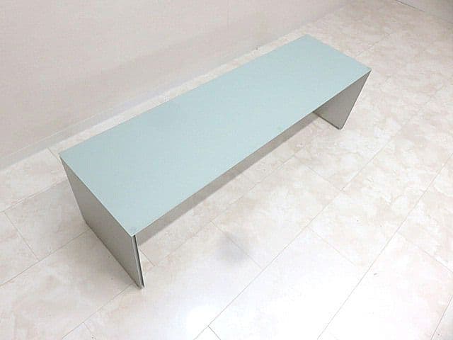 Cassina カッシーナ エアフレーム ガラス天板　ロングローテーブル