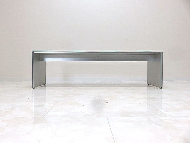Cassina カッシーナ エアフレーム ガラス天板　ロングローテーブル