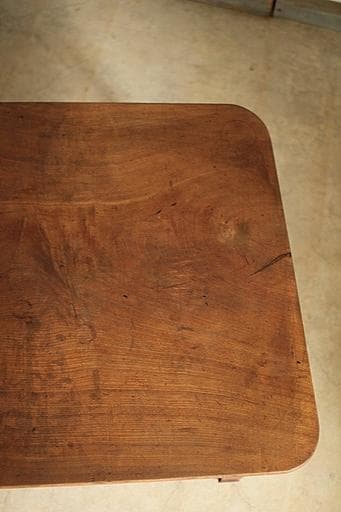 古い木製無垢材のテーブル　ちゃぶ台　座卓　古家具