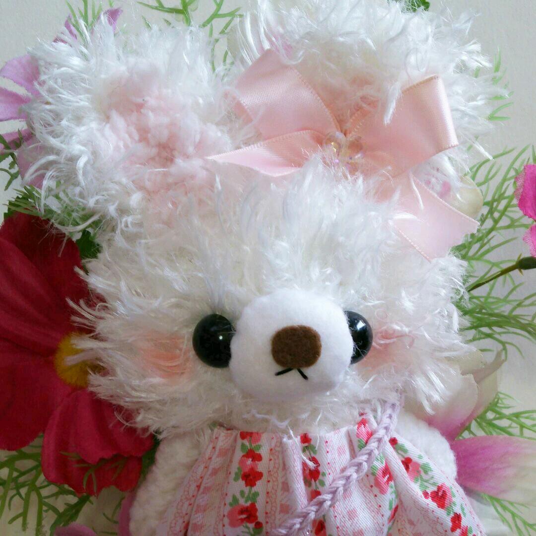 ☆オーダー受付中☆編みぐるみ☆お出掛け☆ウサちゃん☆