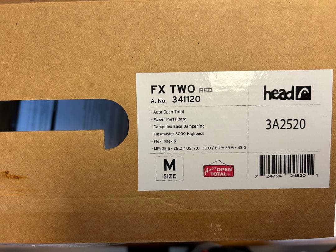 HEAD スノーボード ビンディング オレンジ/ブラック Msize