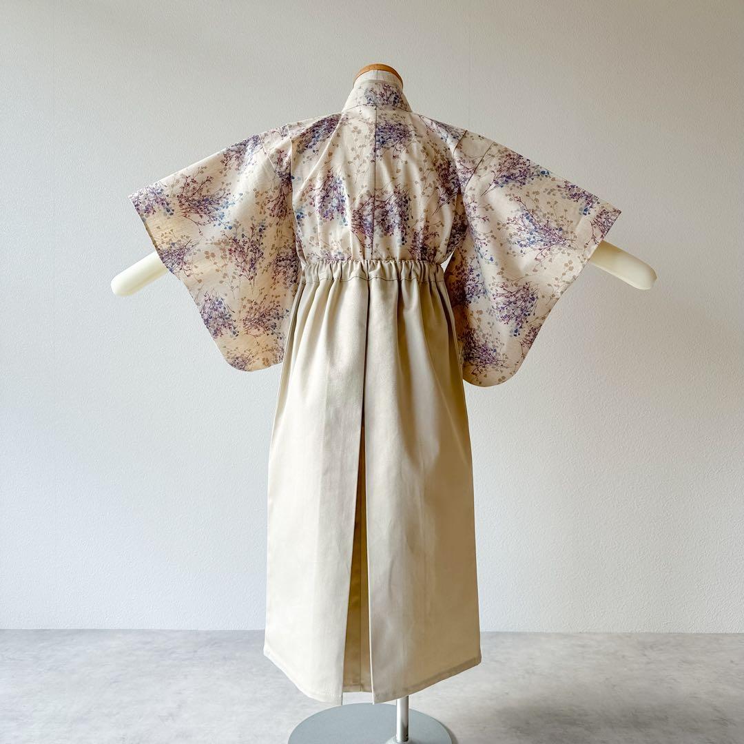 ［かすみ草］5歳 七五三 ꕤ 羽織袴5点セット