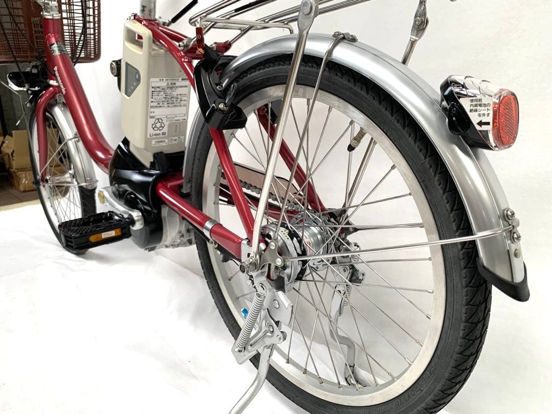 【即乘】送料無料 Panasonic 電動自転車6.6Ah長押し4点灯動作確認済