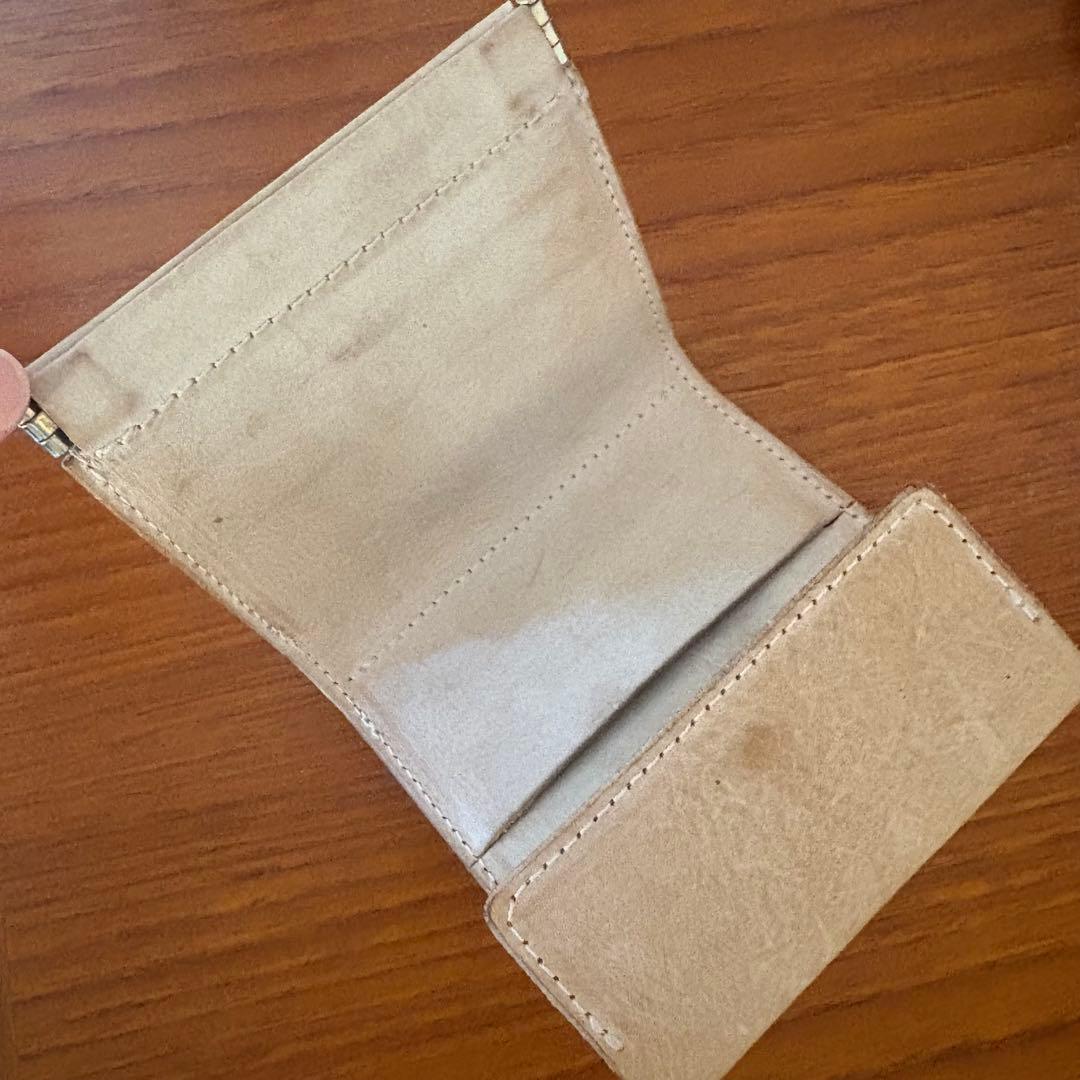 巾着付　Hender Scheme / clasp wallet / ivory