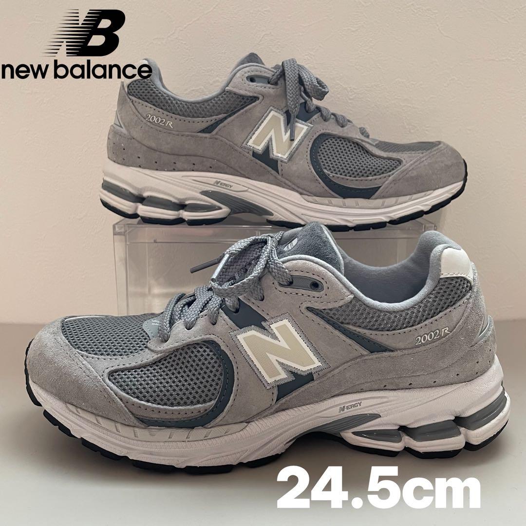 美品new balance ニューバランスM2002R STグレー24.5cm