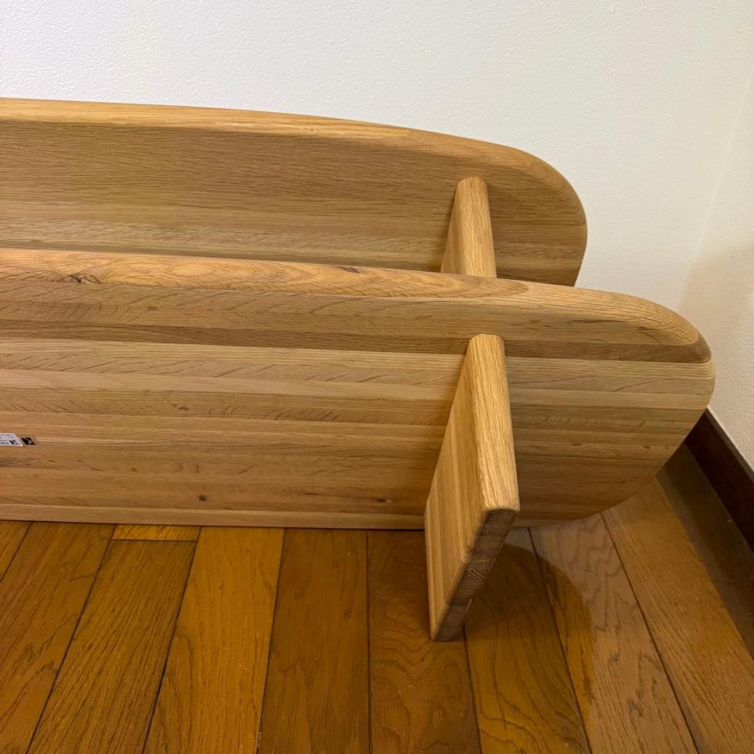 【美品】飛騨産業 キツツキ ビーチ材 ローボード ローテーブル 91232