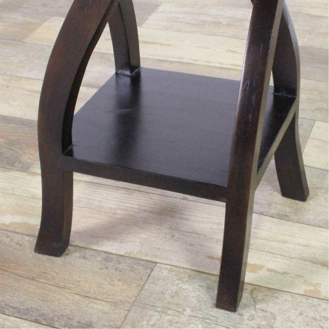 I 新品 伸縮式 ダイニング 3点 テーブル チェア ブラウン ダイニングセット