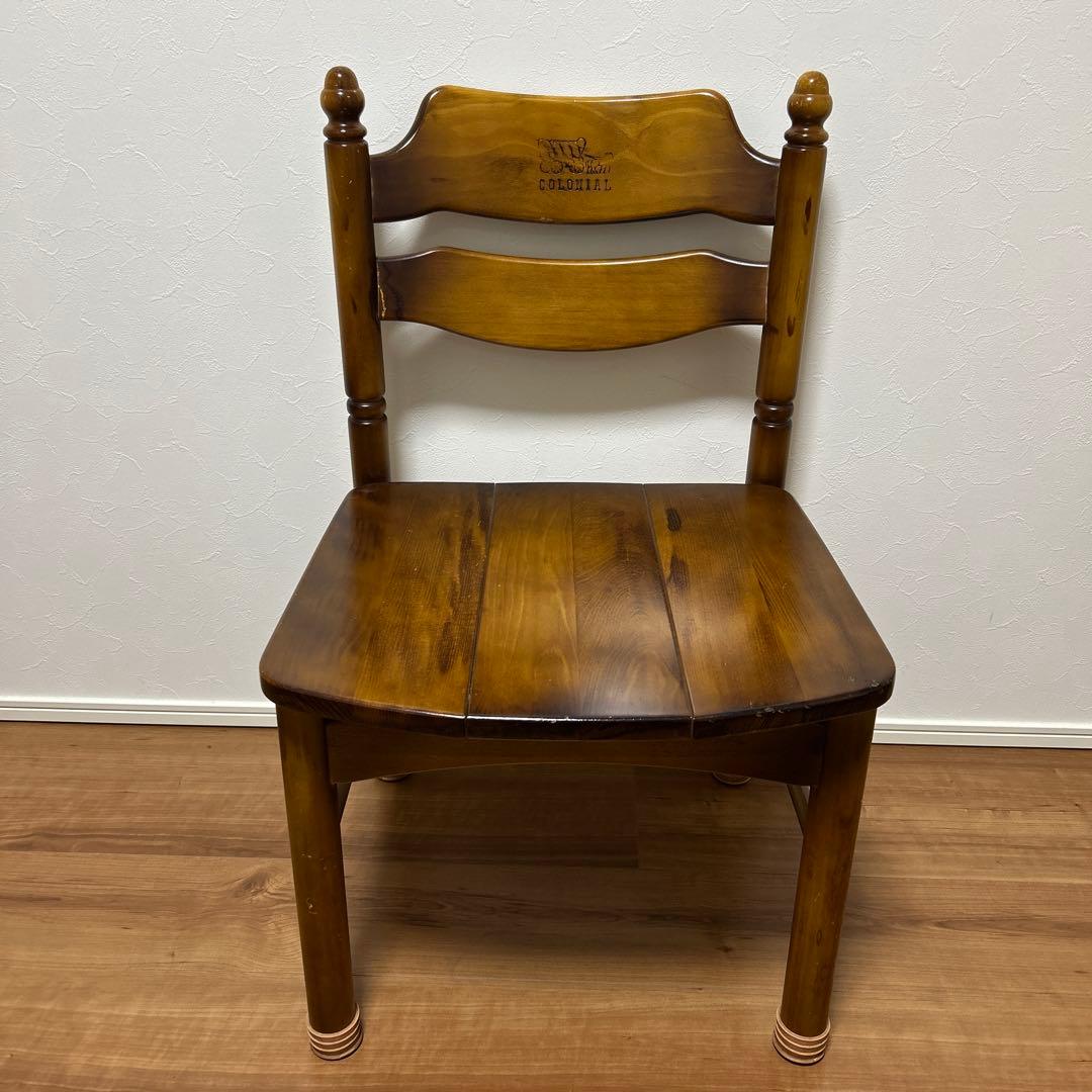 【希少】カリモクコロニアル　COLONIAL　オールドカリモク　ダイニングチェア
