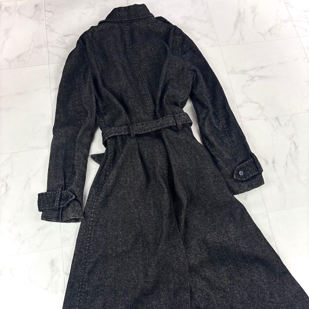 ISABEL MARANT ETOILE ロングコート　ヘリンボーン　麻　毛　S