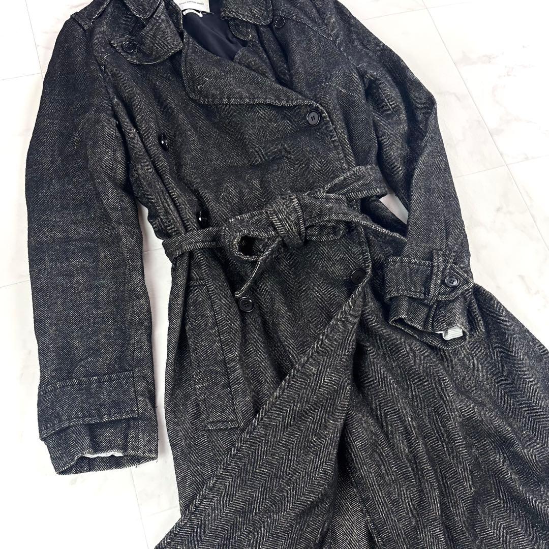 ISABEL MARANT ETOILE ロングコート　ヘリンボーン　麻　毛　S