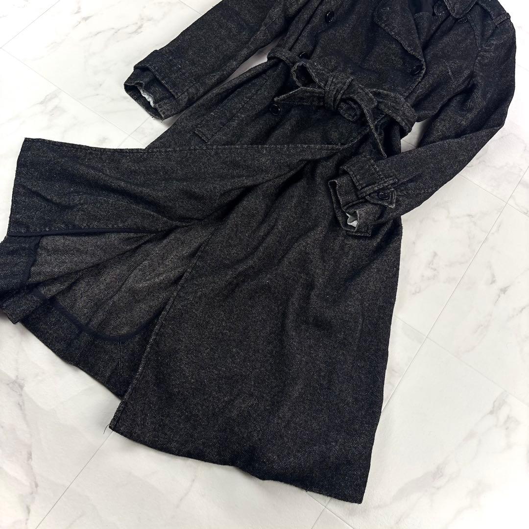 ISABEL MARANT ETOILE ロングコート　ヘリンボーン　麻　毛　S