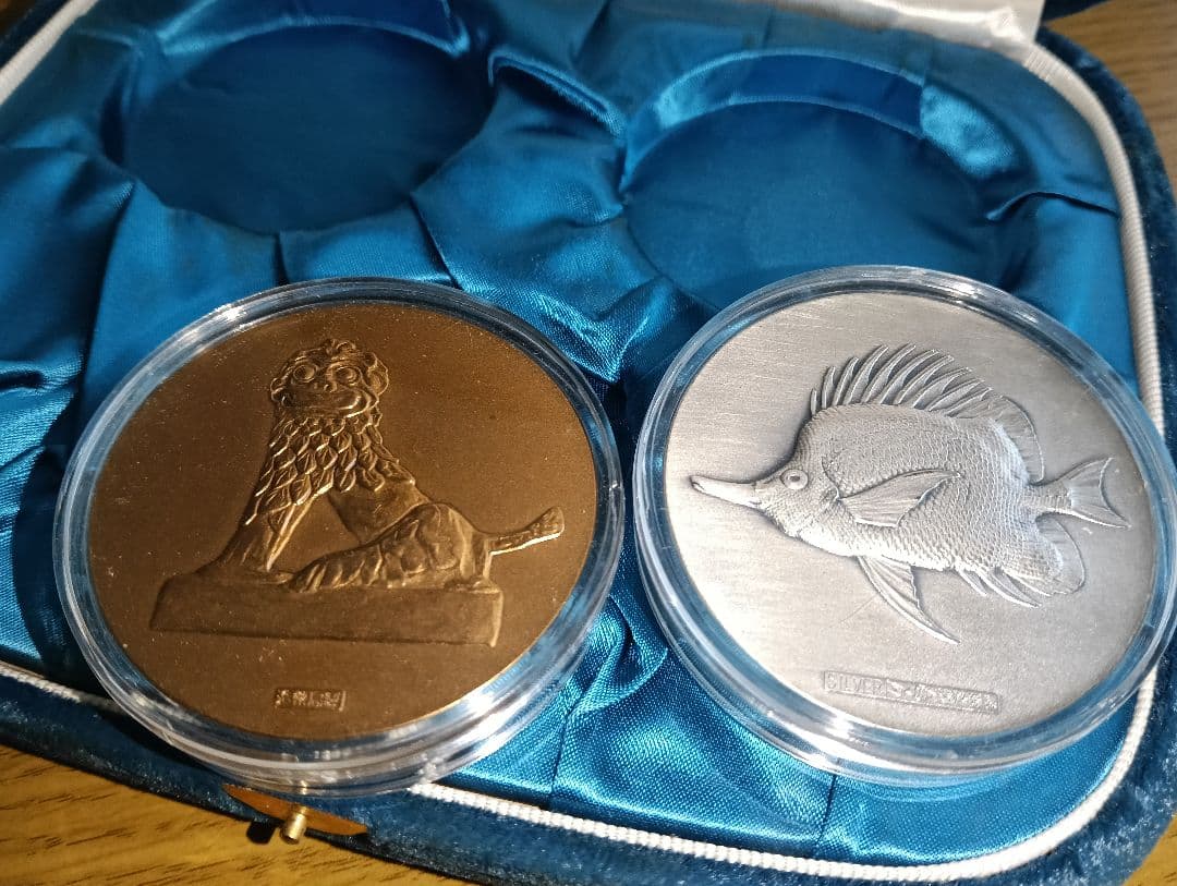 (超レア物)沖縄国際海洋博覧会公式記念メダルセット（昭和50年発行）