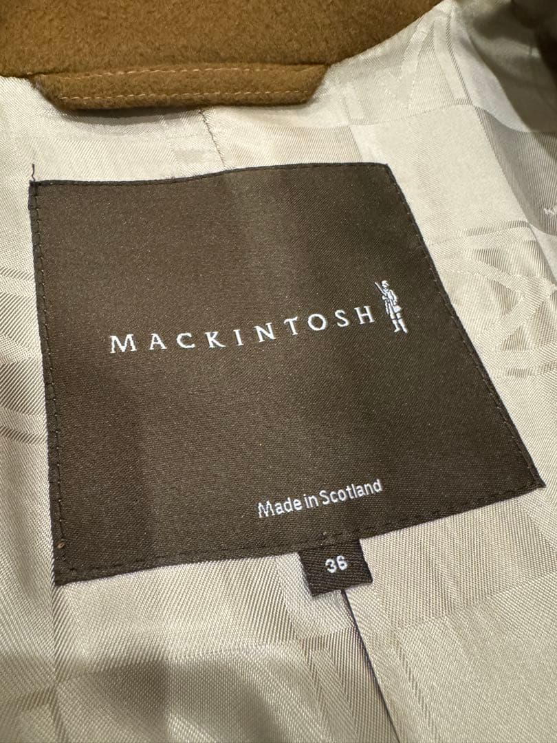 マッキントッシュ DUNOON ウール ステンカラーコート 36