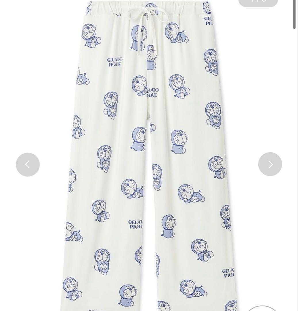 ジェラピケ　ドラえもん　ベビモコジャガードプルオーバー　パンツ2つ　計3点