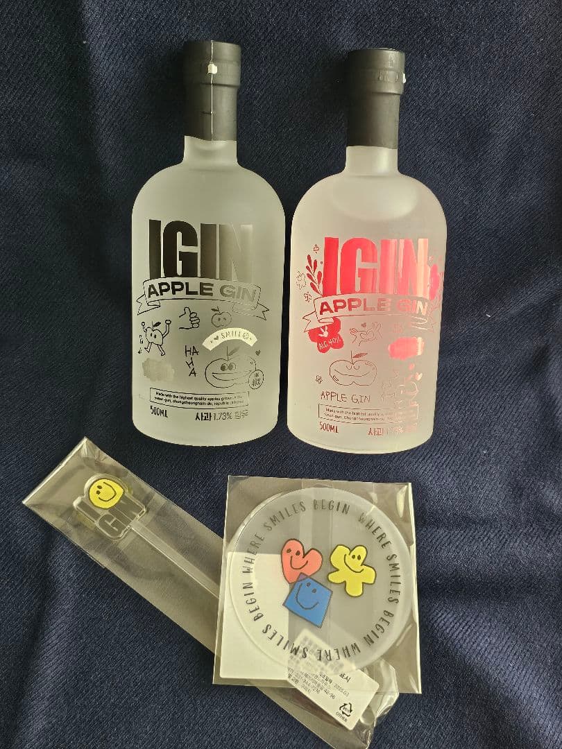 その他 IGIN APPLE GIN 500ml (Original & Spring)