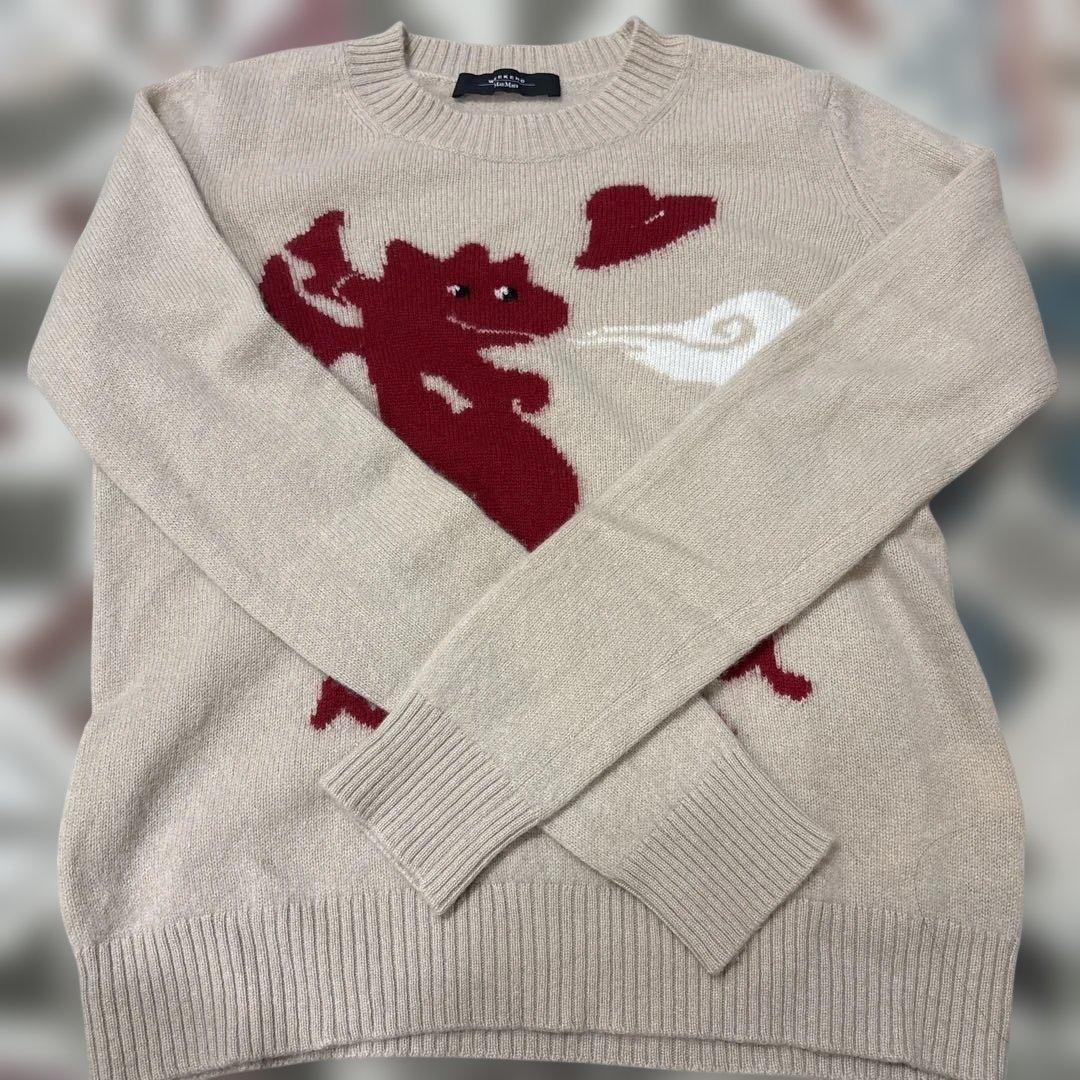 Weekend Max Mara ドラゴン刺繍セーター