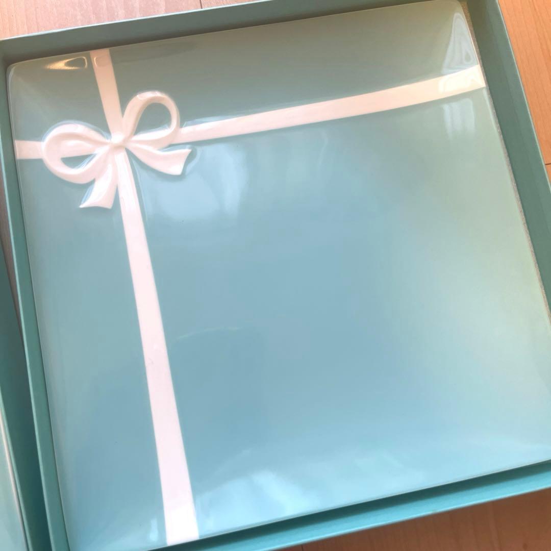 【なお】TIFFANY＆Co ブルー ボックス プレート 大皿2枚