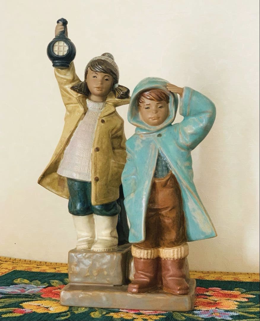 リヤドロ《AHOY THERE》グレス【絶版・貴重・美品】専用箱有り