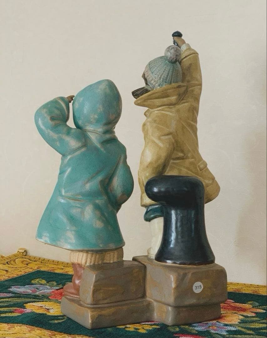 リヤドロ《AHOY THERE》グレス【絶版・貴重・美品】専用箱有り