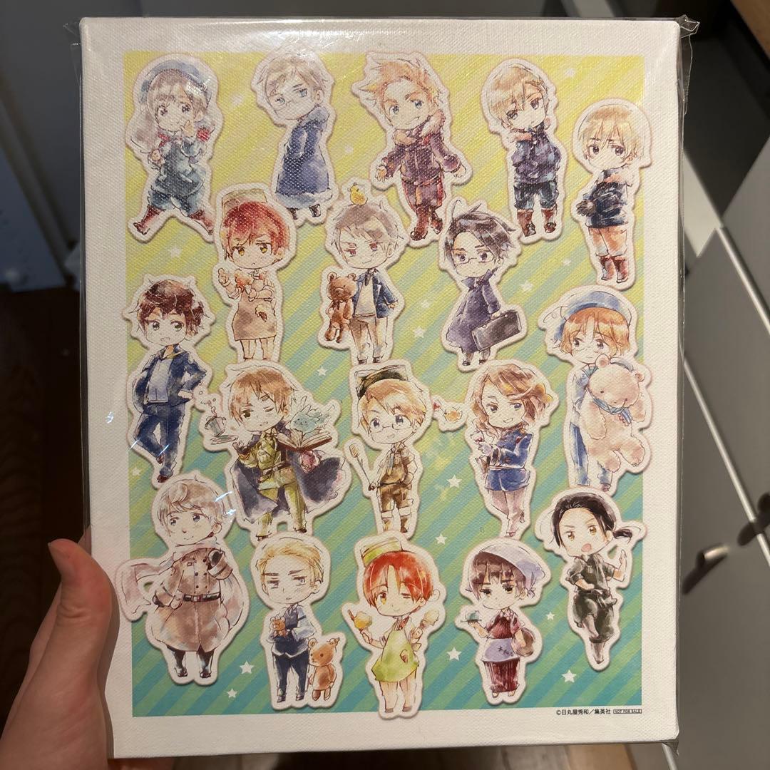 た*ご様 ヘタリア　マルイ　抽選会　当選品　キャンバスボード