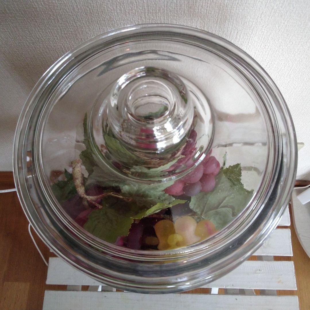 私の部屋　硝子キャニスター大容量