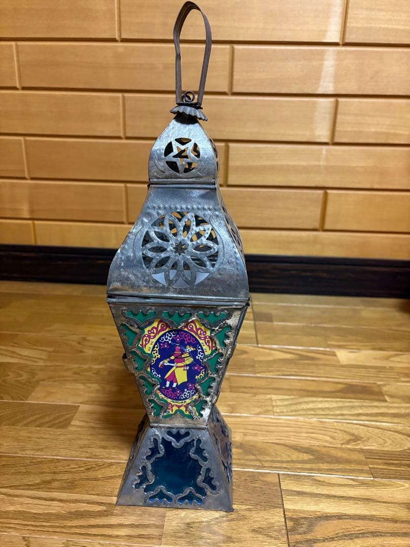 【希少】エジプト製 ヴィンテージランタン 五芒星 魔除け ファヌース