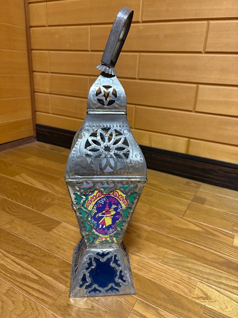 【希少】エジプト製 ヴィンテージランタン 五芒星 魔除け ファヌース