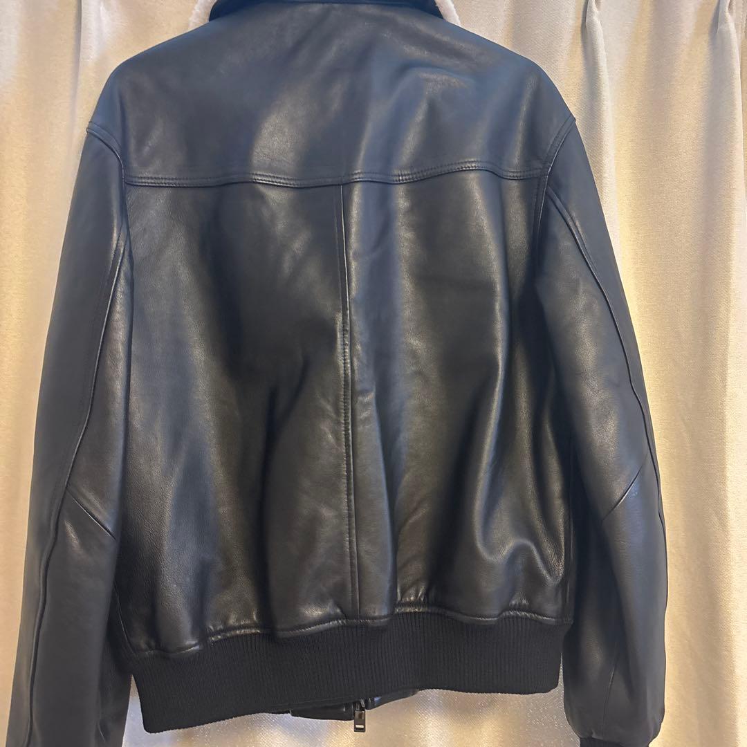 定価55000円 本革 リアルレザー A-2 G-1 ジャケット ボア 短丈