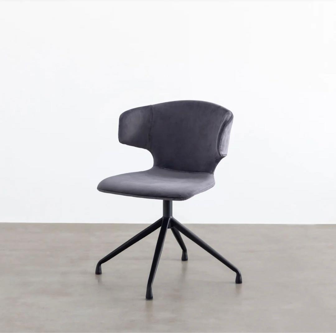 KANADEMONO ダイニングチェア 回転チェア 1脚