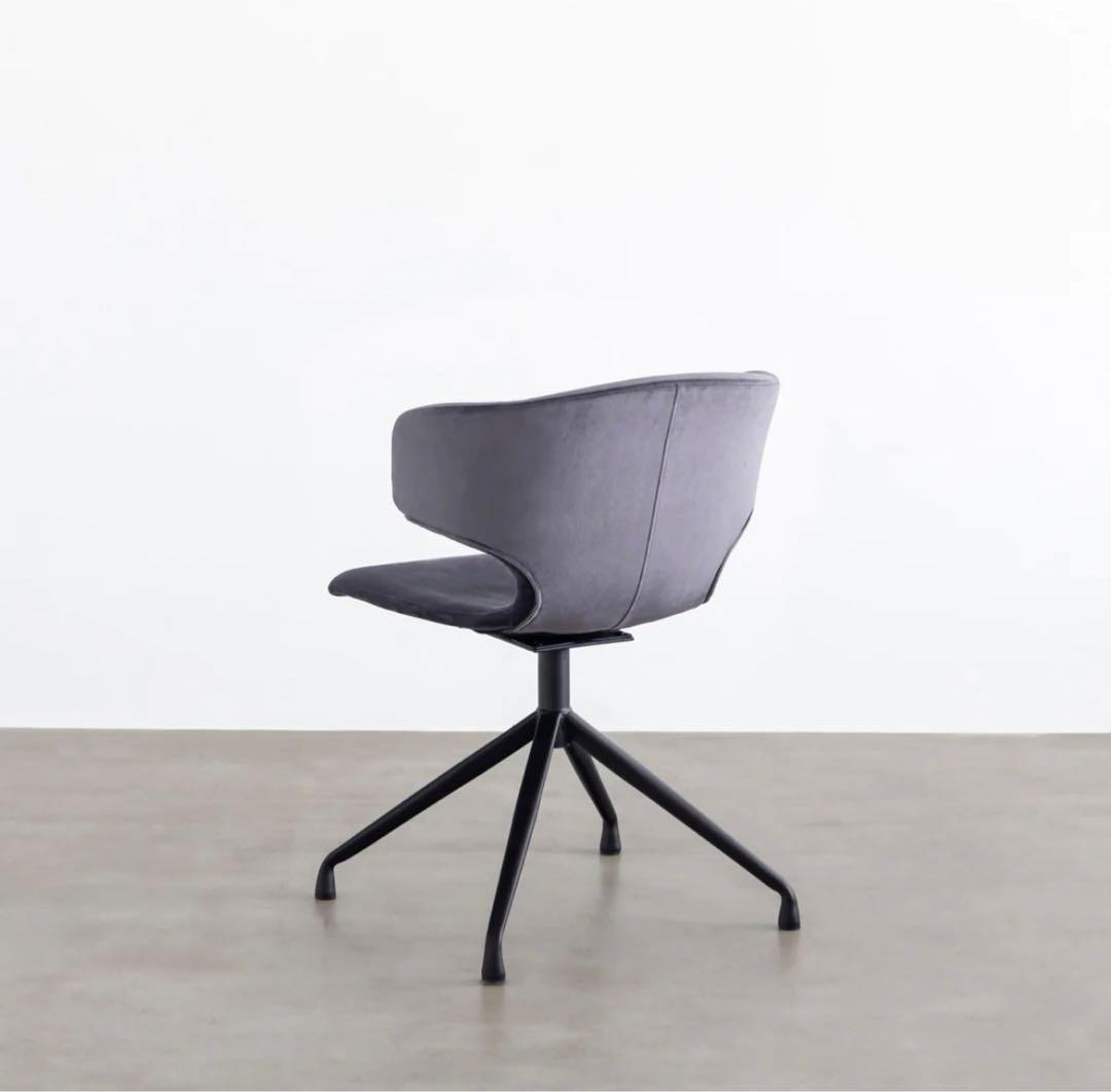 KANADEMONO ダイニングチェア 回転チェア 1脚