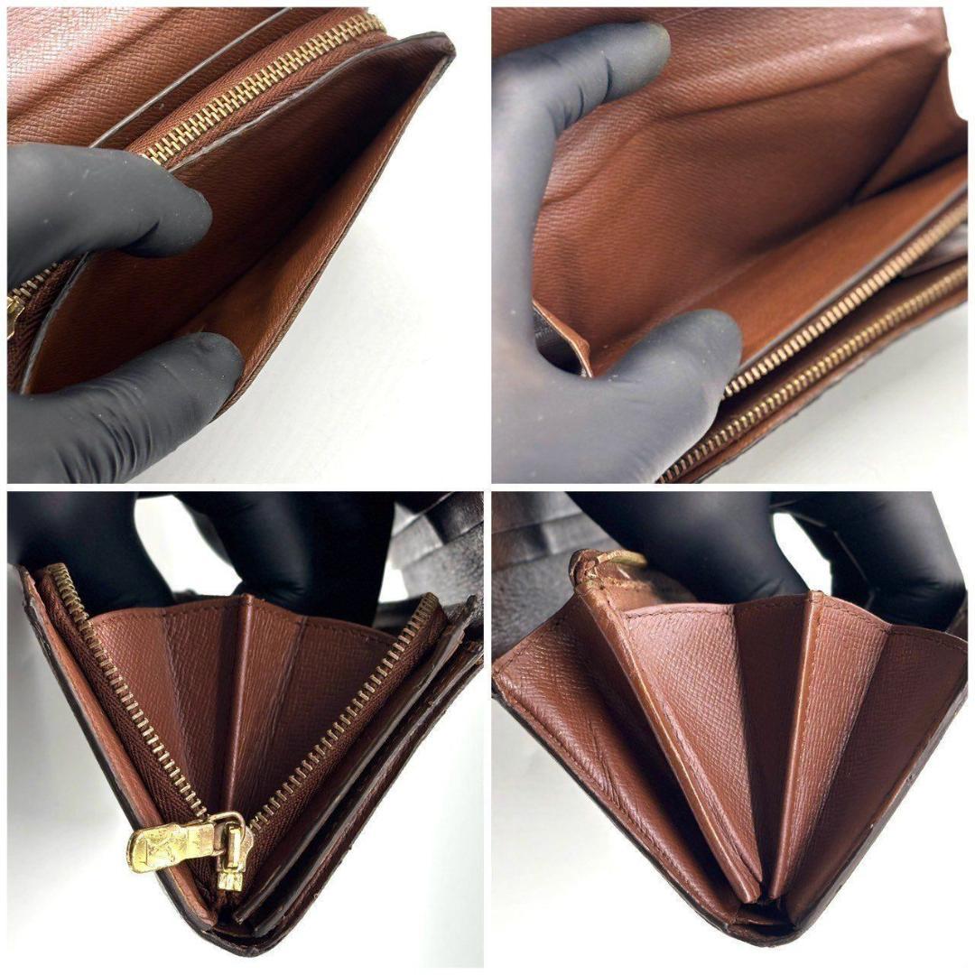 a*9様 ルイヴィトン　二つ折り財布 モノグラム ポルトモネビエ トレゾール　ブ