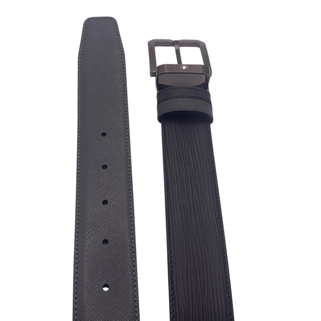 美品 montblance モンブラン　ベルト　リバーシブル　調整可120ｃｍ