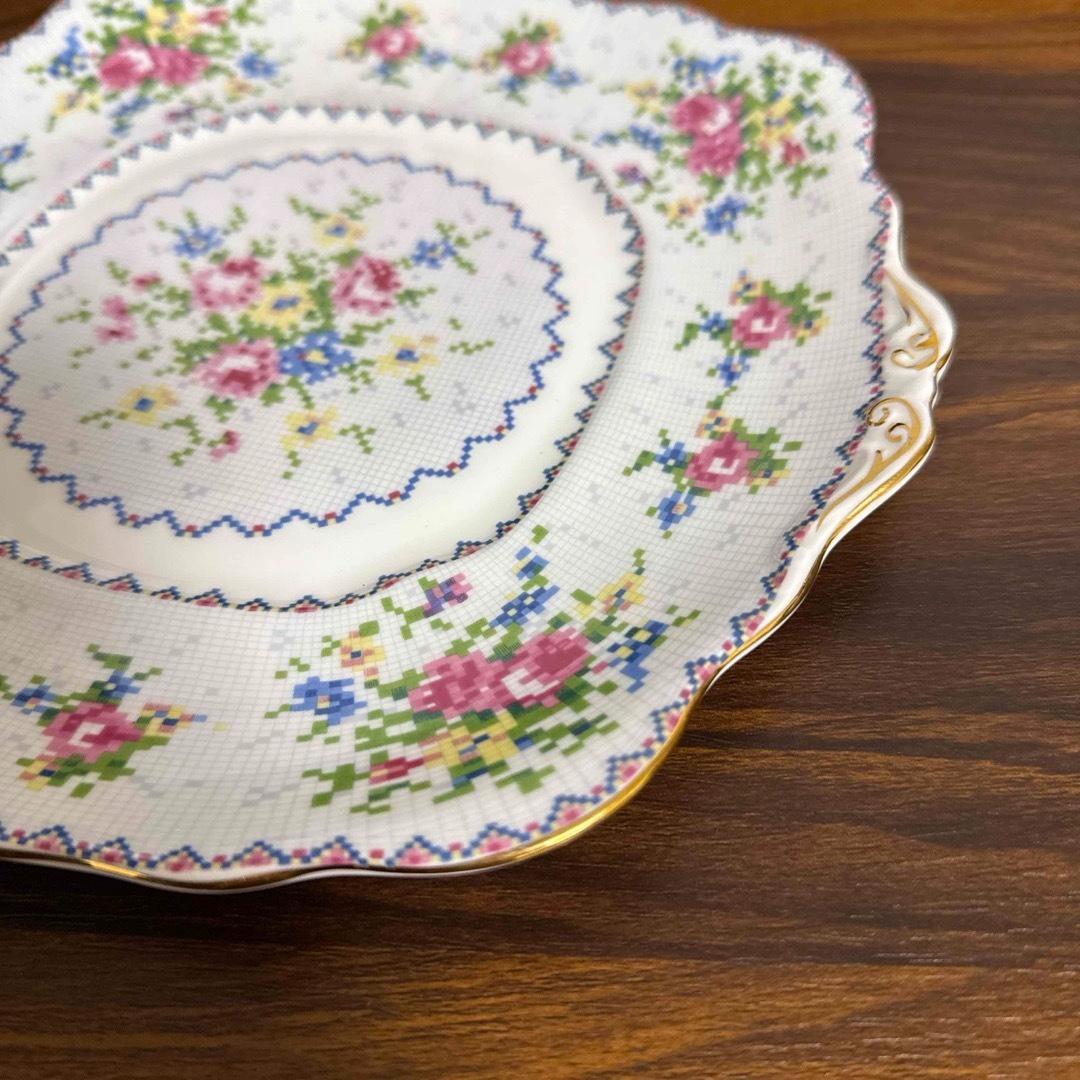 ロイヤルアルバート　プチポワン　プレート　スクエア　24cm