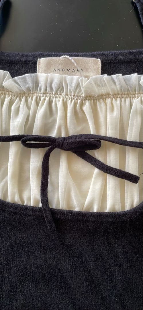 アンドマリーMew frill tops黒新品