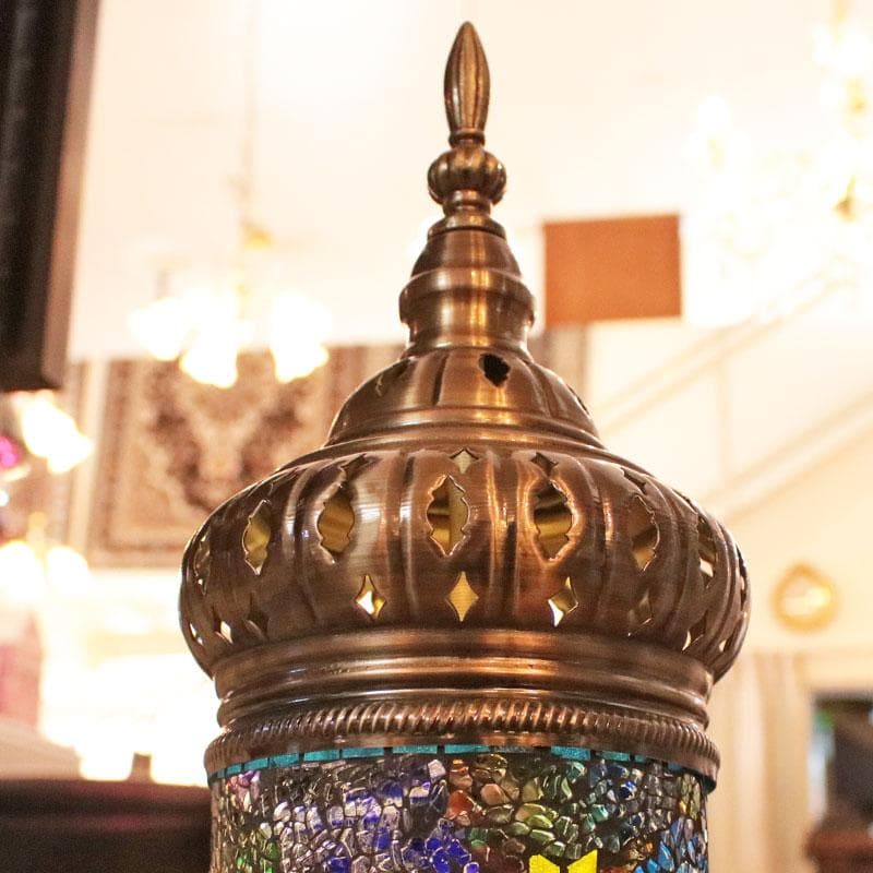 シリンダーランプ モザイクランプ トルコランプ フロアスタンド 143-075